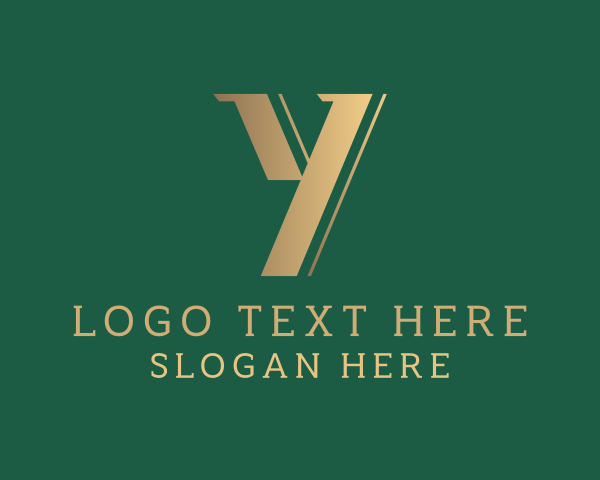 Upscale Studio Letter Y logo