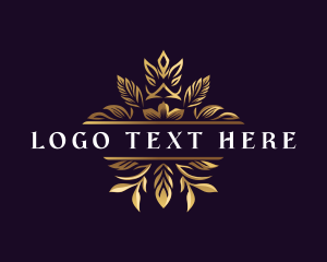 Floral Elegant Crest logo