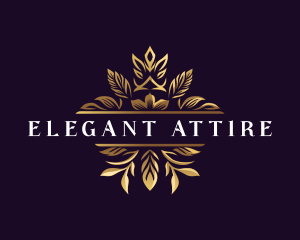 Floral Elegant Crest logo design