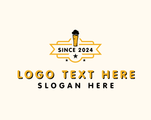 Gold Beer Booze  logo