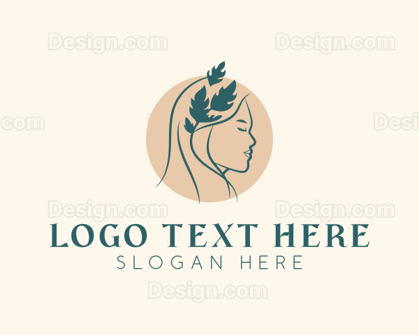 Beauty Hair Leaf Logo