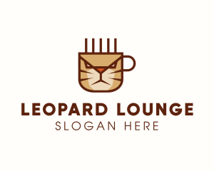 Cat Coffee Mug logo design