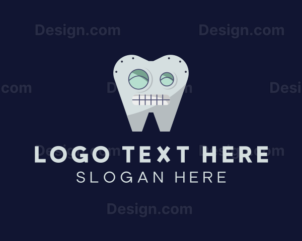 Robot Tooth Clinic Logo