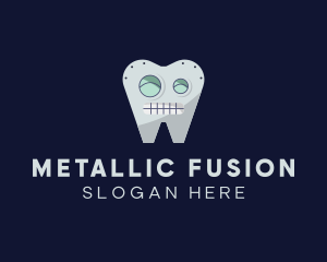 Robot Tooth Clinic logo design