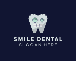 Robot Tooth Clinic logo design