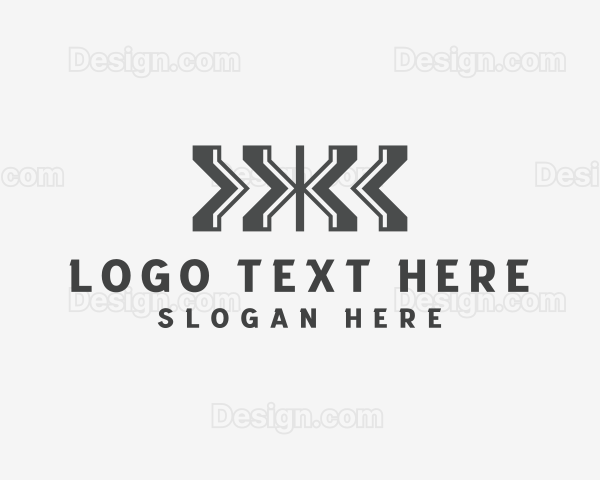 Industrial Forwarding Logistics Letter X Logo