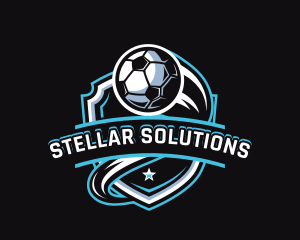 Soccer League Goal logo design