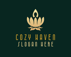 Luxurious Yoga Lotus logo
