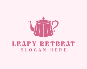 Pink Cake Tea Pot logo design