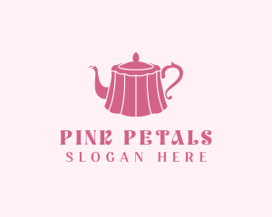 Pink Cake Tea Pot logo design