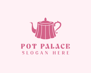 Pink Cake Tea Pot logo design