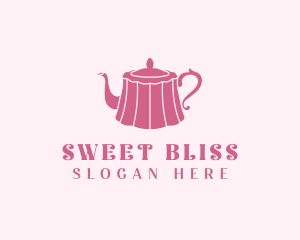 Pink Cake Tea Pot logo design