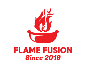 Hot Pot Fire logo design
