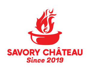 Hot Pot Fire logo design