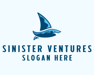 Shark Sailing Boat logo