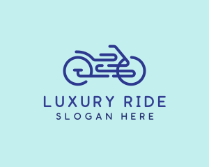 Bike Ride Outline logo design