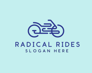 Bike Ride Outline logo design