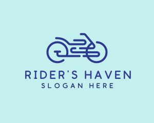 Bike Ride Outline logo design