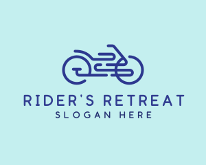 Bike Ride Outline logo design