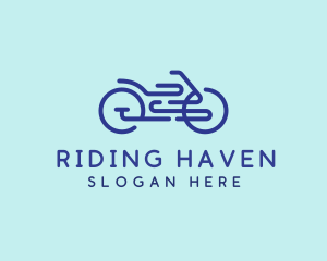 Bike Ride Outline logo design