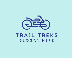 Bike Ride Outline logo design