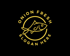 Fish Seafood Restaurant logo design