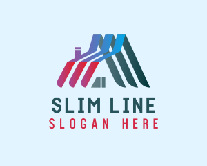 Angled Roof Lines logo design