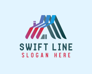 Angled Roof Lines logo design