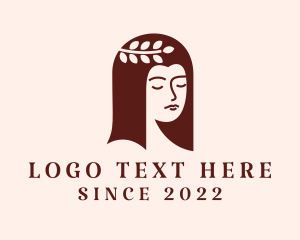 Headpiece - Beauty Lady Stylist logo design