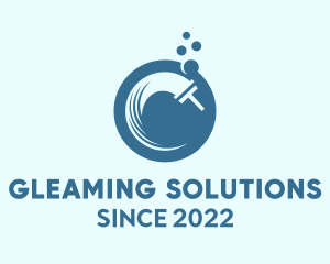 Housekeeping Janitor Cleaning  logo design