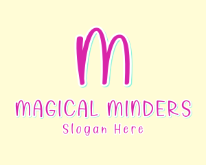 Kinder Handwriting Playroom  logo design