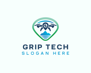 Drone Tech Gadget logo design