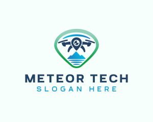 Drone Tech Gadget logo design