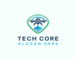 Drone Tech Gadget logo design