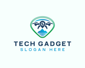 Drone Tech Gadget logo design