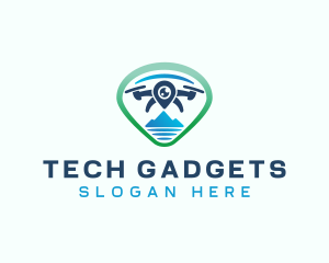 Drone Tech Gadget logo design