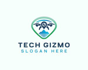 Drone Tech Gadget logo design