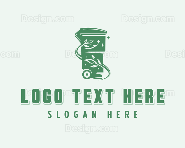 Sustainable Garbage Waste Logo