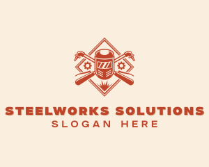 Industrial Welding Fabrication logo design