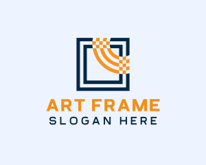 Racing Photo Frame logo design