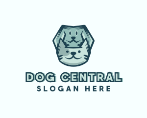 Cat & Dog Grooming logo design