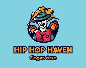 Hip Hop Graffiti Artist logo design