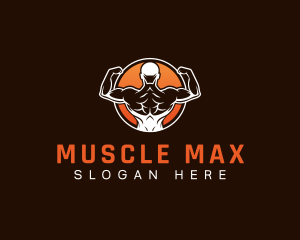 Muscle Bodybuilder Gym logo