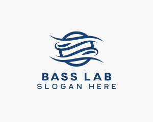 Biotech Science Waves logo design