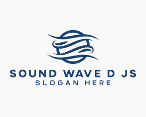 Biotech Science Waves logo design