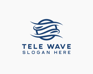 Biotech Science Waves logo design