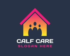 House Family Care logo design