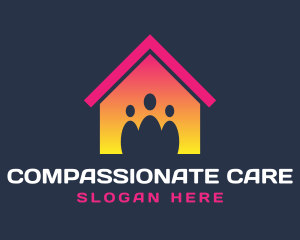 House Family Care logo design