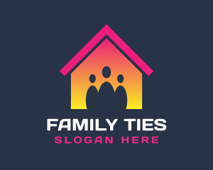 House Family Care logo design