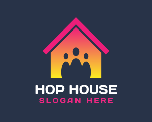 House Family Care logo design